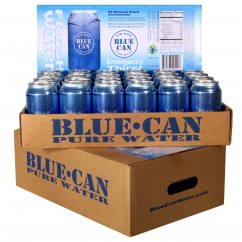 Blue Can Emergency Water 